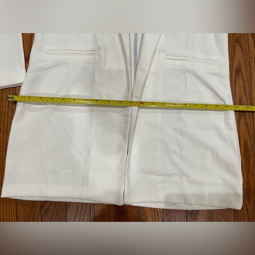 Have White Blazer 
with Striped Accents - Picture 7 of 10